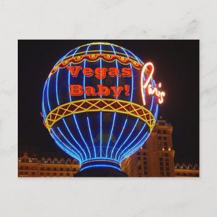 Vegas Baby! Postcard