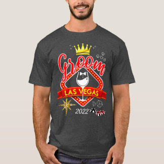 Vegas Bachelor Party Group Married In Vegas Groom T-Shirt
