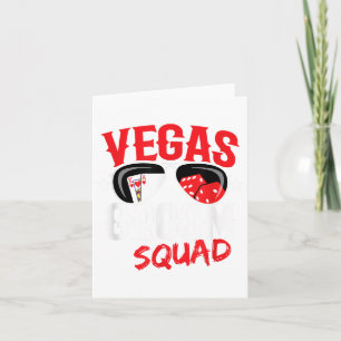 Vegas Bachelor Party - Married In Vegas - Groom Sq Card