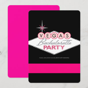 Vegas Bachelorette Party Invitation