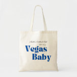 Vegas Bachelorette Tote bag<br><div class="desc">"Vegas Baby" themed tote bags to match with your bachelorette party! These Las Vegas themed,  customizable accessories make for perfect bridesmaid gifts. Change the colours,  bride's name,  some of the fonts,  etc. and make these your own for your bachelorette weekend! Find the matching t-shirts in our Vegas bachelorette collection!</div>