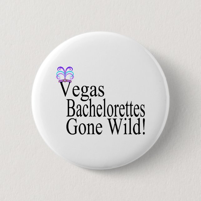 Vegas Bachelorettes 2 Inch Round Button (Front)