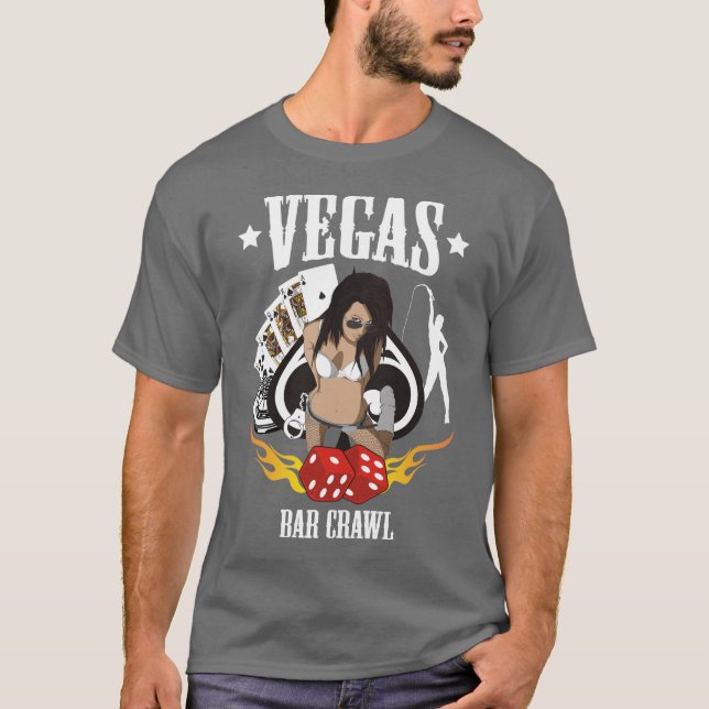 Vegas Bar Crawl T-Shirt (Front)