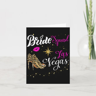 Vegas Bride Squad 2026 Married in Vegas Card