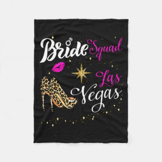 Vegas Bride Squad 2026 Married in Vegas Fleece Blanket