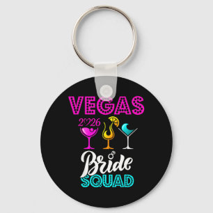 Vegas Bride Squad 2026 Married in Vegas Keychain