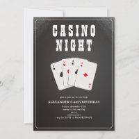 Vegas Casino Blackjack Poker Night Party
