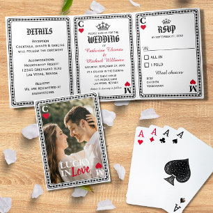 Vegas Casino Mariage Jouer Carte Lucky En Amour