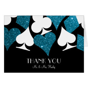 Vegas Destiny Blue Parties scintillant Merci Note