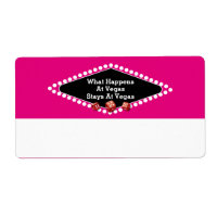 Vegas Dice Name Tag