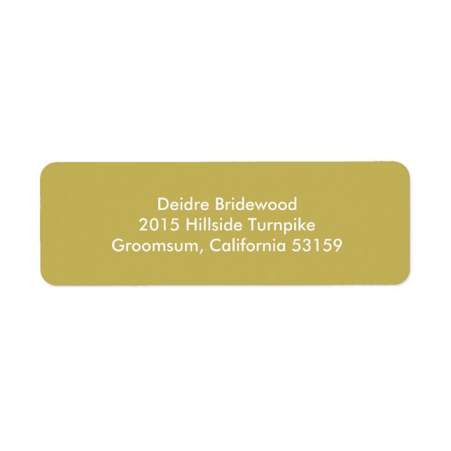 Vegas Gold Contemporary Solid Color (Devant)