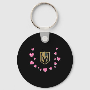 Vegas Golden Knights Valentine Love Officially Lic Keychain