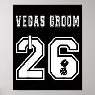 Vegas Groom 2026 Bachelor Bridal Shower Match Poster