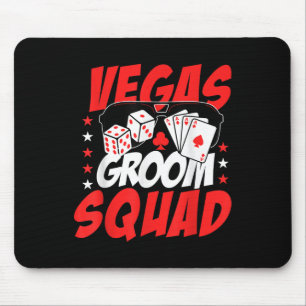 Vegas Groom Squad Wedding Bachelor Party Mouse Pad
