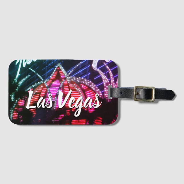 Vegas night lights Luggage Tag (Front Horizontal)