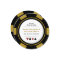 Vegas Poker Chip Black Gold Wedding Save The Date
