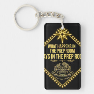 Vegas Prep Room Funny Keychain