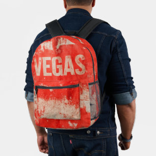 Vegas Printed Backpack