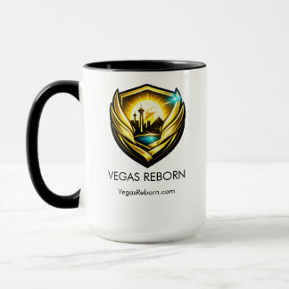 Vegas Reborn Gold Crest 15 oz Combo Mug
