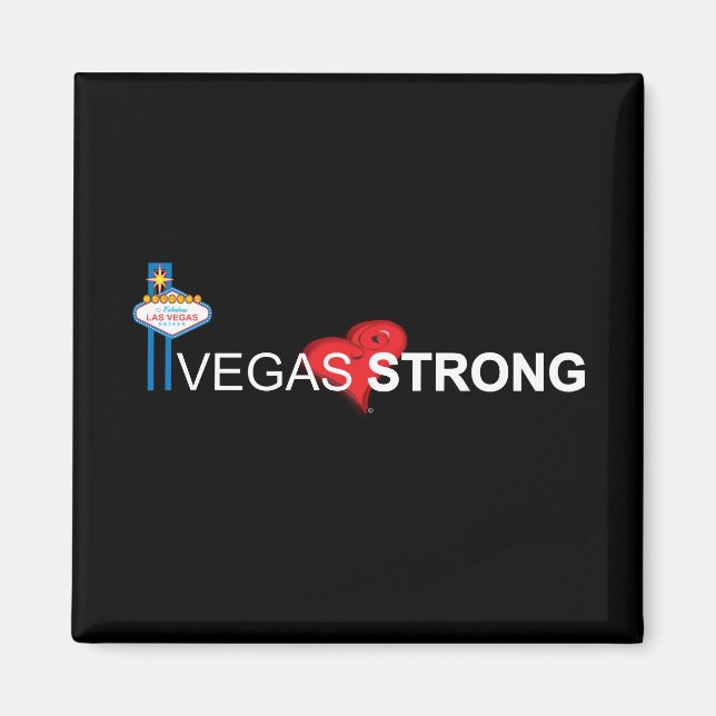 Vegas Strong Souvenir Magnet (Devant)