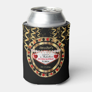 Vegas Style Bachelorette Party - DIY City & State  Can Cooler
