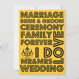 Vegas Style Mariage Invitations