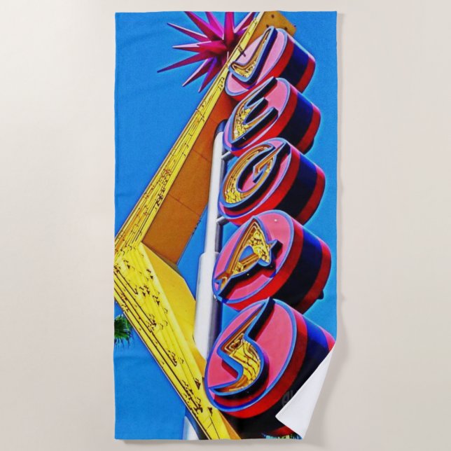 Vegas Trip Beach Towel (Front)
