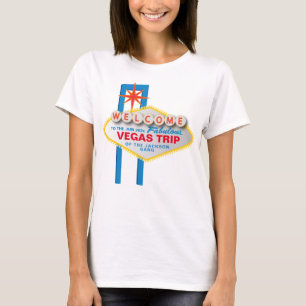 Vegas Trip w the iconic Welcome to Las Vegas sign T-Shirt
