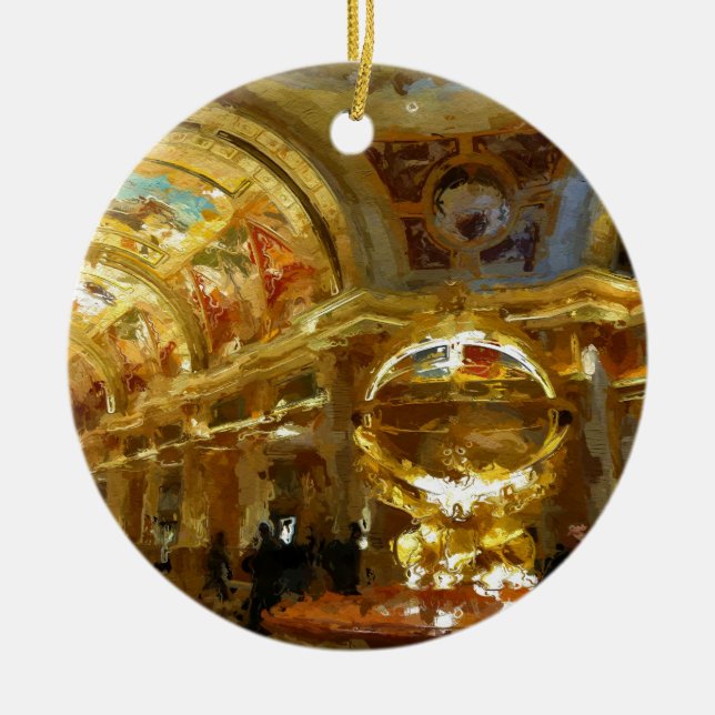Vegas Venetian Foyer Ceramic Ornament (Front)