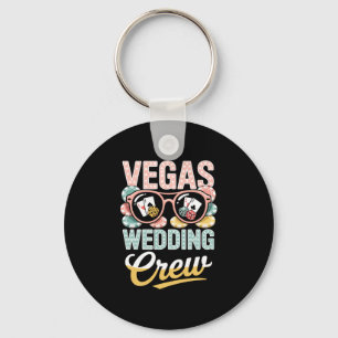 Vegas wedding crew las vegas bachelorette party keychain