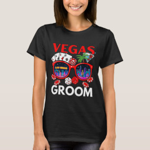 Vegas Wedding Groom-Squad 2026 Bachelor Party T-Shirt