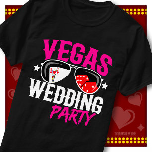 Vegas Wedding Party Casino Destination Wedding T-Shirt