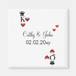 Vegas wedding Save the date magnet