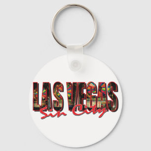 VEGAS-WORD-and-Sin-City Keychain
