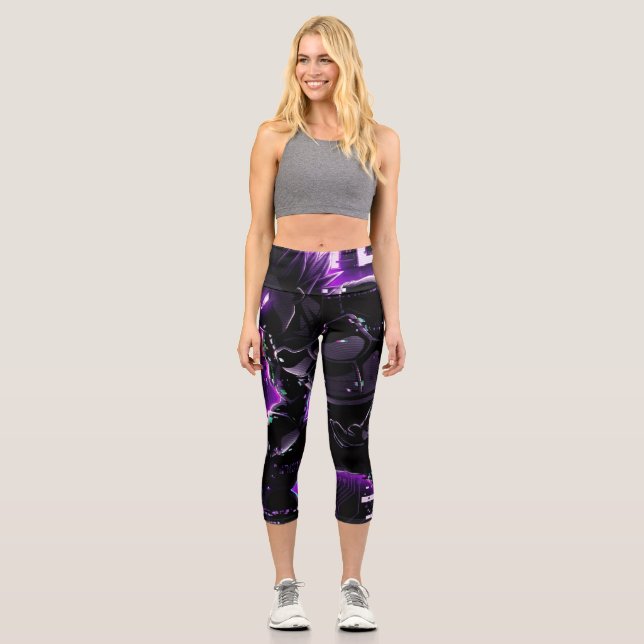 Vegeta Ultra Ego Capri Leggings (Recto)
