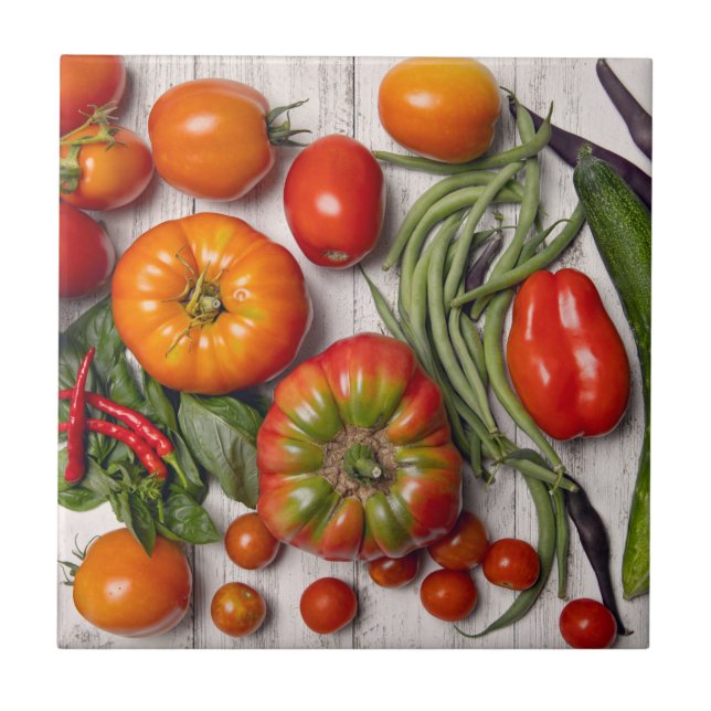 Vegetable and Herb Harvest Tile (Front)