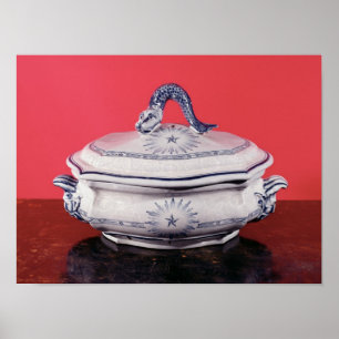 Vegetable dish belonging to Carl Linnaeus Poster