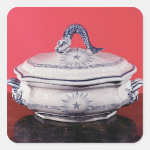 Vegetable dish belonging to Carl Linnaeus Square Sticker