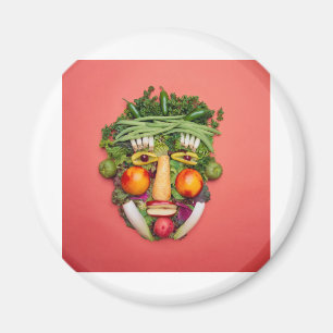 Vegetable Face Magnet