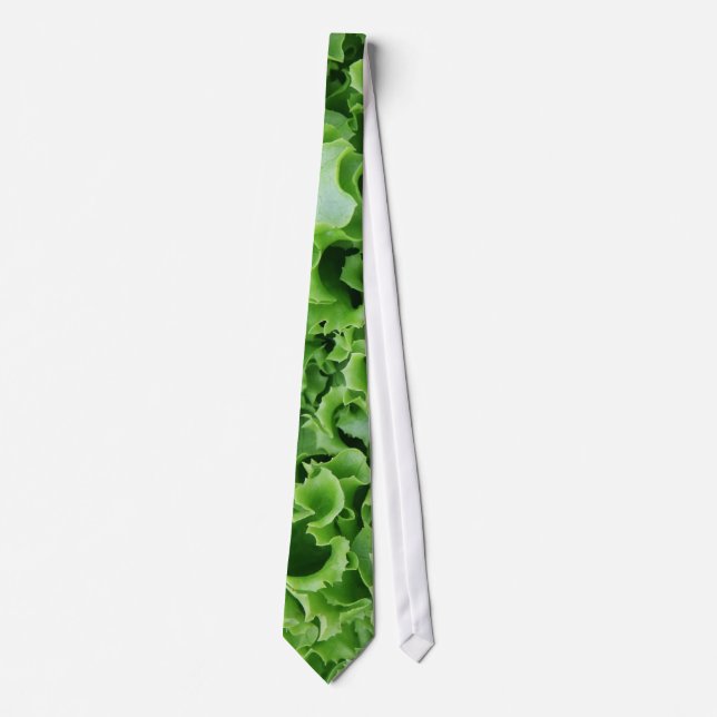 Vegetable Food Green Lettuce Tie (Front)