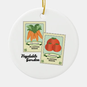 Vegetable Garden Ceramic Ornament