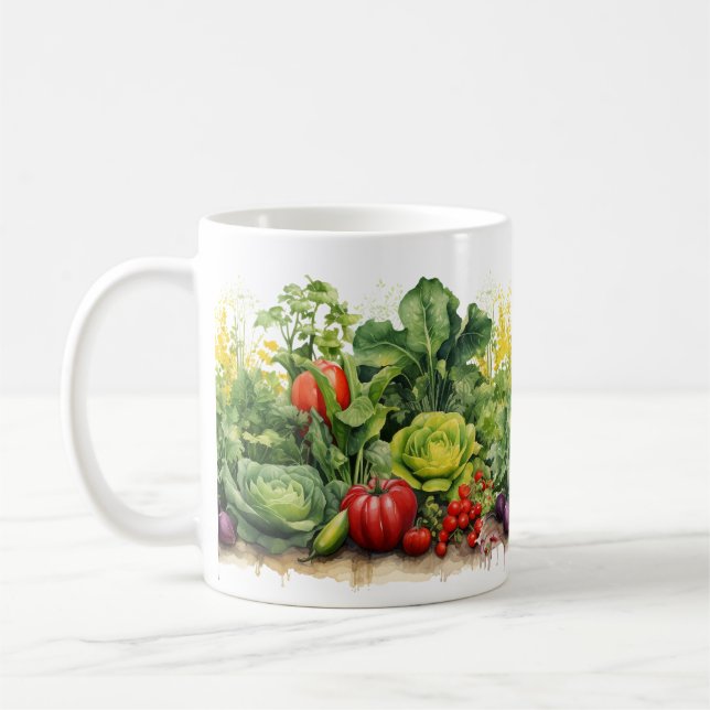 Vegetable garden  coffee mug (Left)