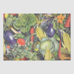 Vegetable Garden Menagerie   Tissue Paper