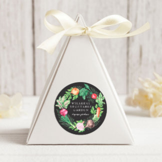 Vegetable Garden Organic Farm Classic Round Sticker