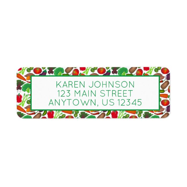 Vegetable Garden Produce Greenmarket Veggies (Front)