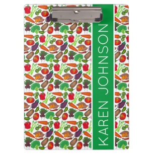 Vegetable Garden Produce Greenmarket Veggies Clipboard