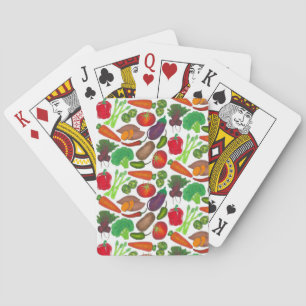 Vegetable Garden Produce Greenmarket Veggies Playing Cards
