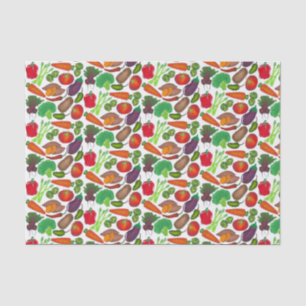 Vegetable Garden Produce Greenmarket Veggies Tissue Paper