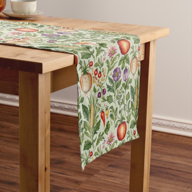 Vegetable Garden  Short Table Runner (In Situ)