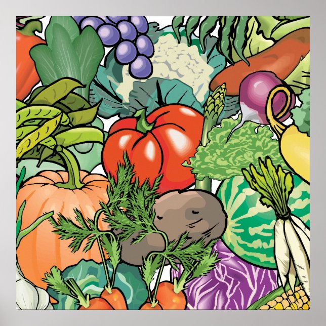 Vegetable Gardener Poster (Front)